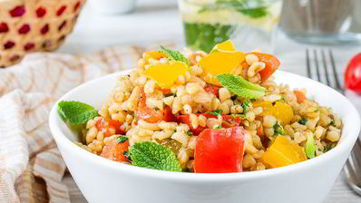 пилав из булгура с овощами