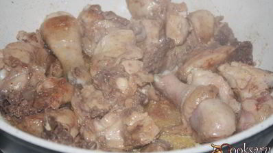 пилав из курятины с булгуром и нутом