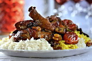 Плов азербайджанский, с курицей