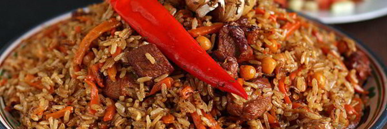 Плов из баранины с нутом