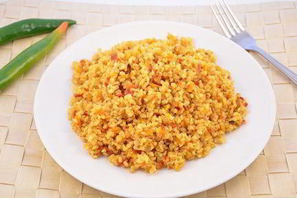 Плов из булгура с тыквой