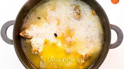 плов из курицы в казане