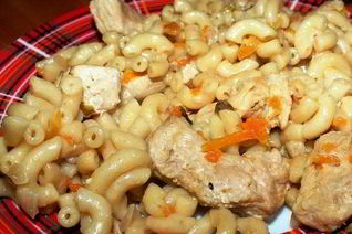 Плов из макарон