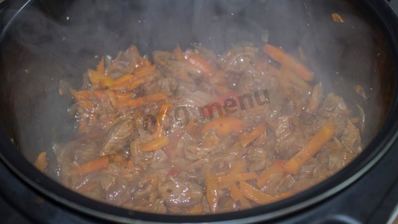 плов из перловки в мультиварке с мясом