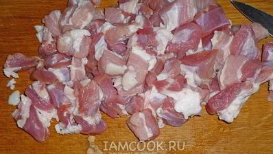 плов из свиной грудинки