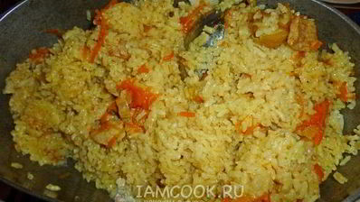 плов из свиной грудинки