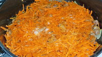 плов на сковороде со свининой