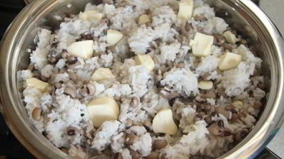 плов с балыглы кюкю