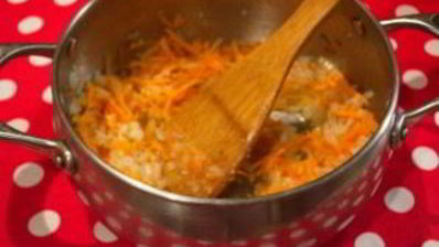 плов с белыми грибами