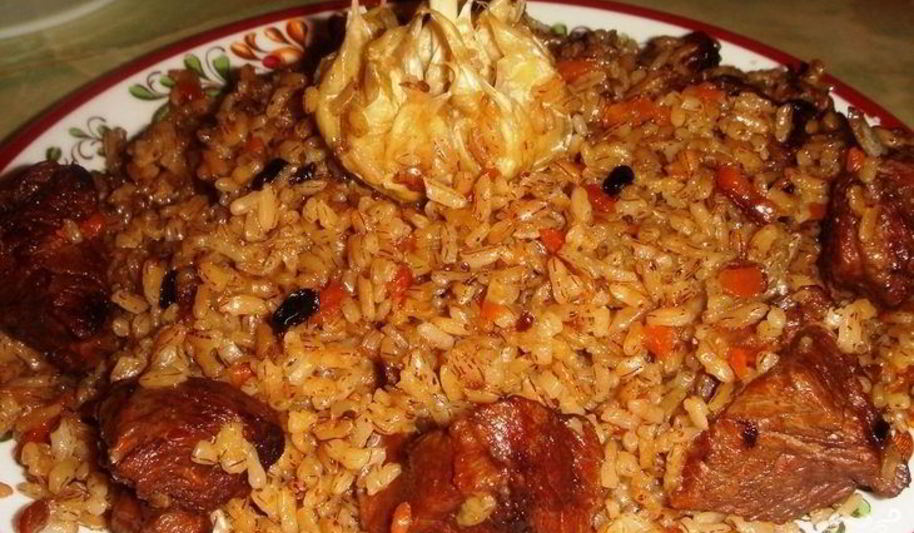 Рецепт плова с чесноком