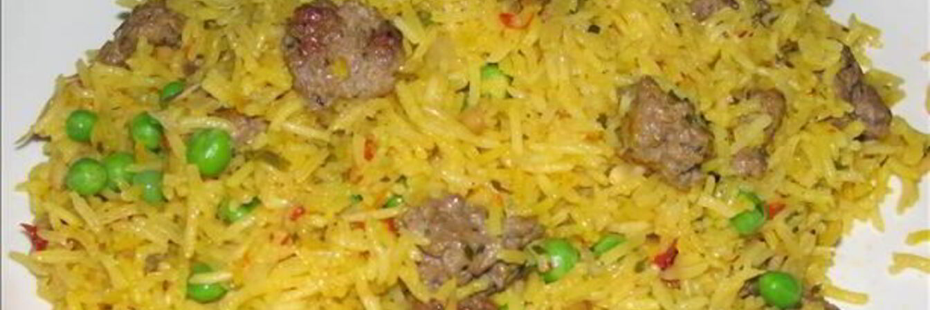 Плов с горохом