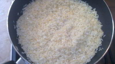 плов с куриной подливкой