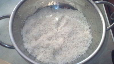 плов с куриной подливкой