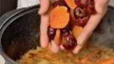 плов с морковью и сухофруктами