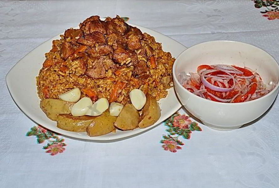 Плов узбекский из говядины