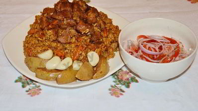 плов узбекский из говядины