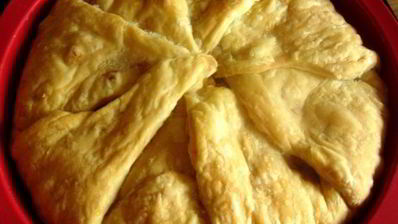 плов в слоеном тесте