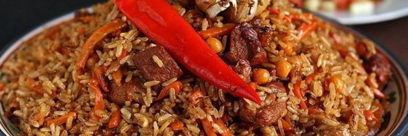 Узбекский плов с нутом