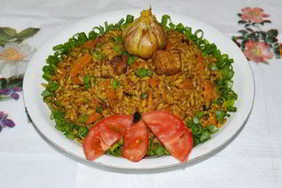 Узбекский плов со свининой