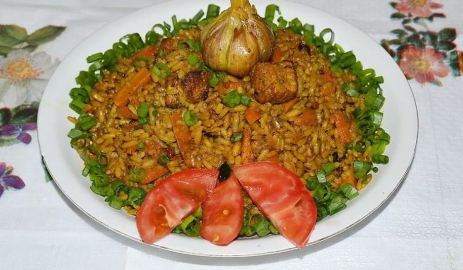 Рецепт узбекского плова со свининой