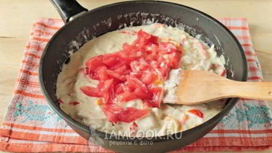 фрикасе из курицы с овощами