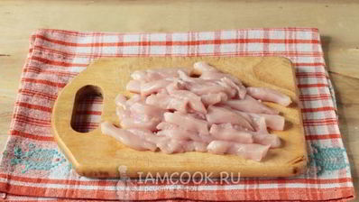 фрикасе из курицы с овощами