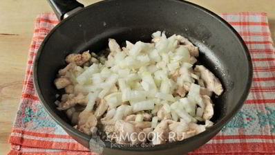 фрикасе из курицы с овощами