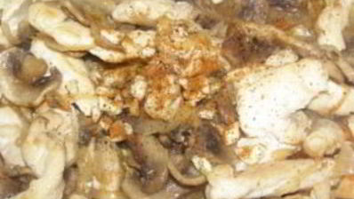 фрикасе из курицы с шампиньонами