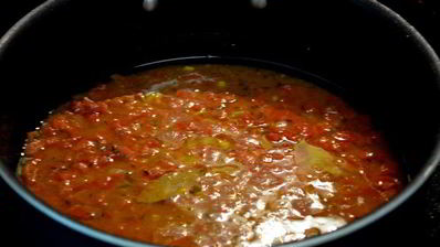 куриное фрикасе на винном уксусе