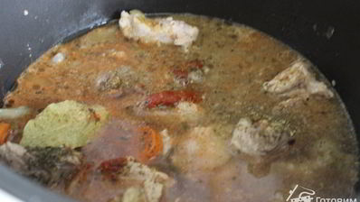 мясное рагу с фасолью