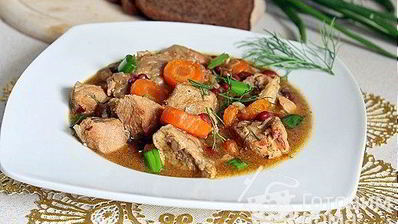 мясное рагу с фасолью