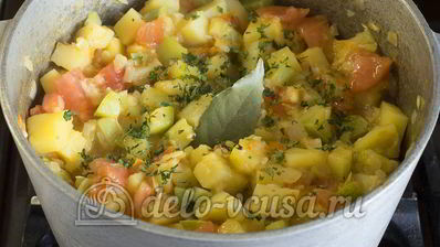 овощное рагу с кабачками и картошкой