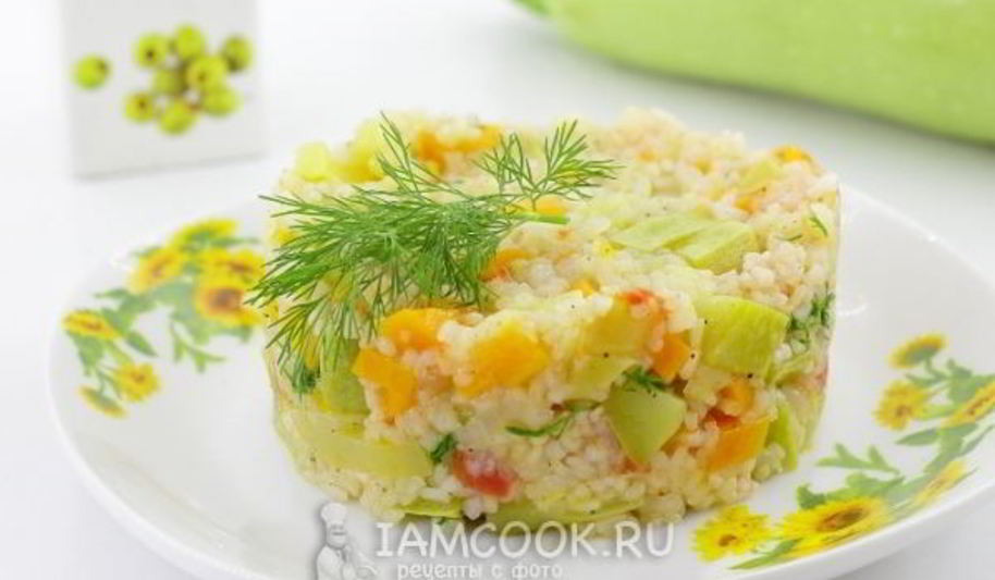 Рецепт овощного рагу с рисом