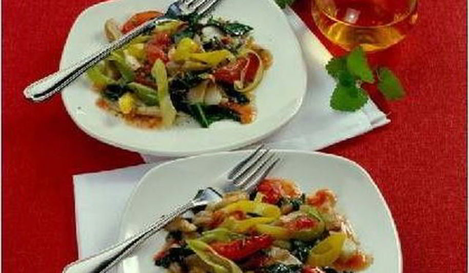 Рецепт овощного рагу с вешенками