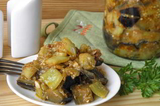 Рагу из баклажанов на зиму