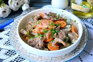 Рагу из говядины в пароварке