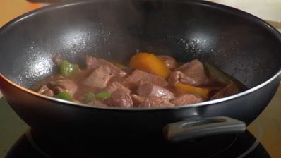 рагу из индейки с перцем