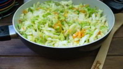 рагу из кабачков и капусты