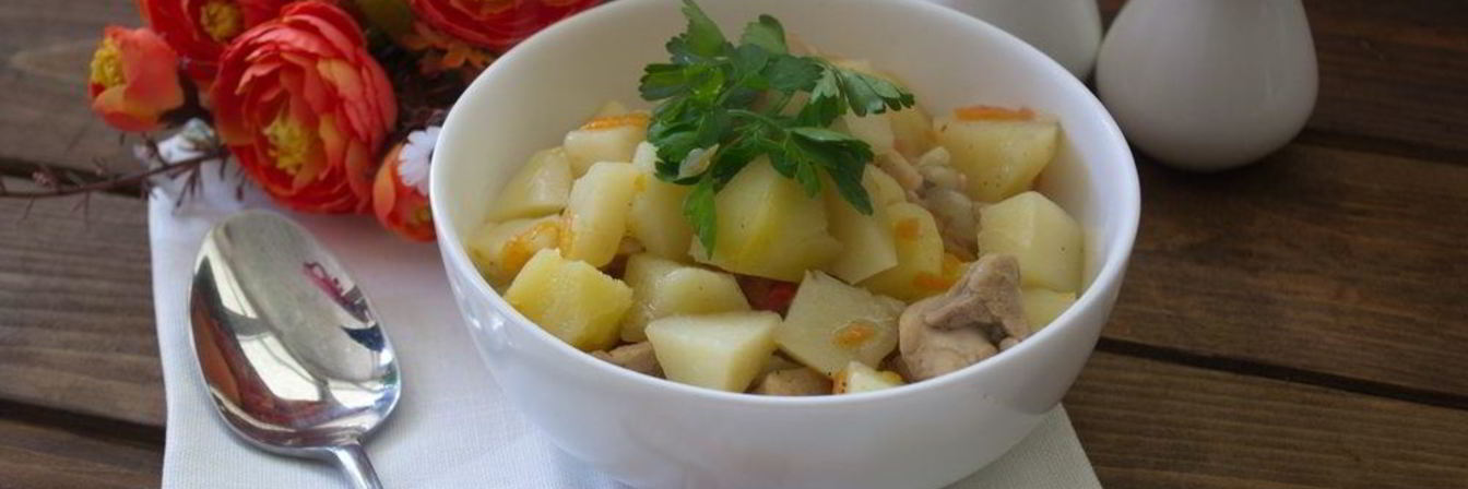 Рагу из курицы с картошкой