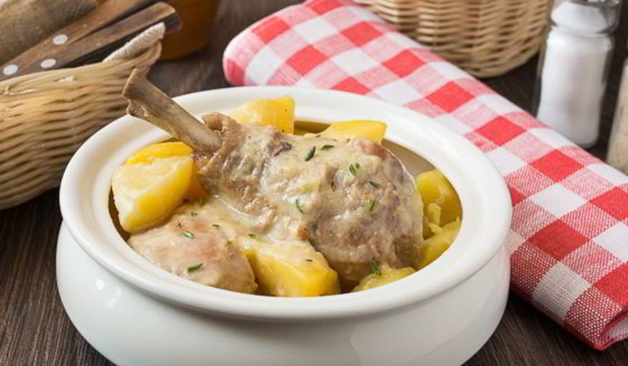 Рецепт рагу из курицы в сметане