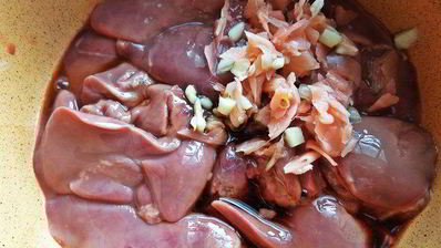 рагу из печенки с овощами