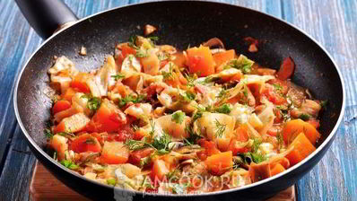 рагу из тыквы с овощами