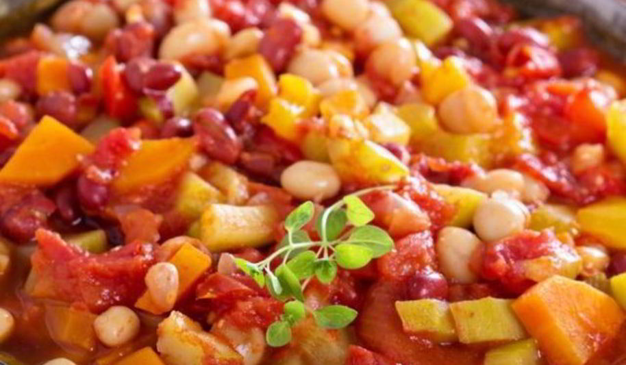 Рецепт рагу с фасолью и овощами