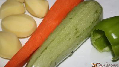 рагу с говядиной, овощами и фасолью в мультиварке