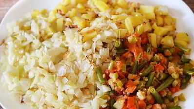 рагу с кунжутной пастой