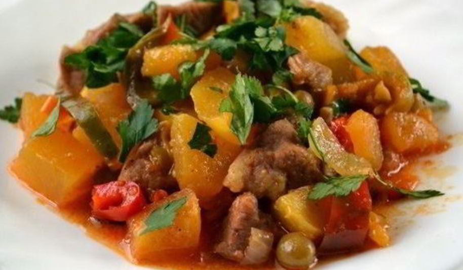 Рецепт рагу со свининой