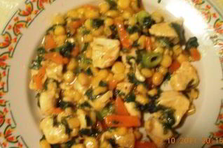 Солнечное куриное рагу