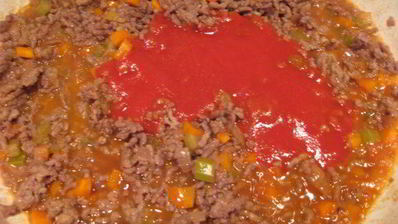 стручковая фасоль с мясным рагу