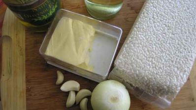 ризотто черное с дарами моря