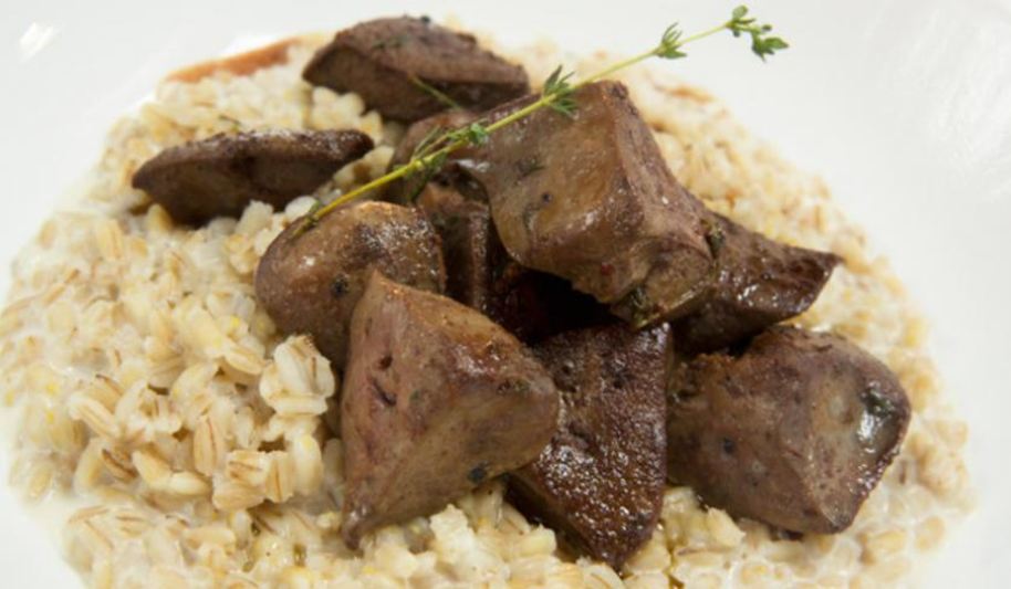 Рецепт ризотто из перловки с индейкой